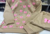 Casual Wear Baby Girl Trouser Shirt In Winter Stuff