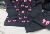 Casual Wear Baby Girl Trouser Shirt In Winter Stuff