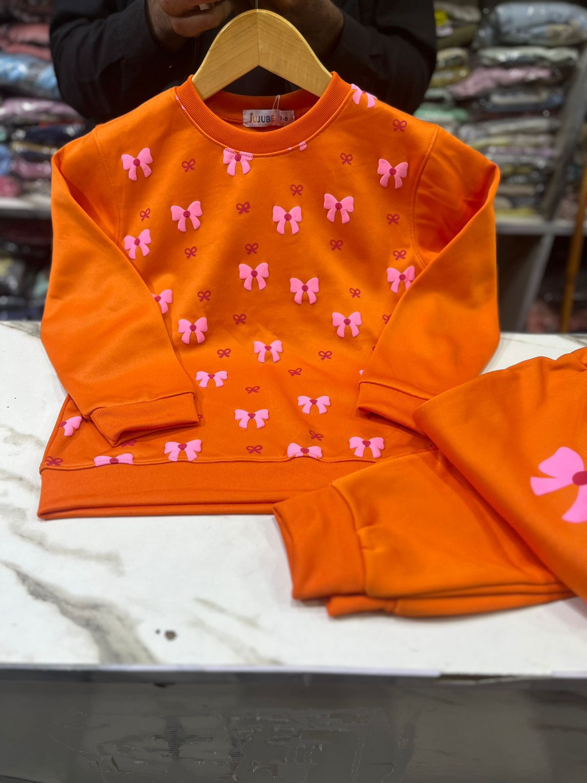 Casual Wear Baby Girl Trouser Shirt In Winter Stuff