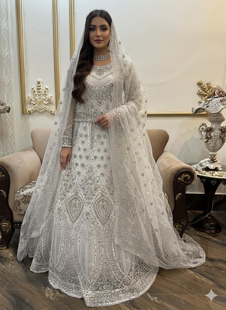 Chiffon maxi Embellished with Lace