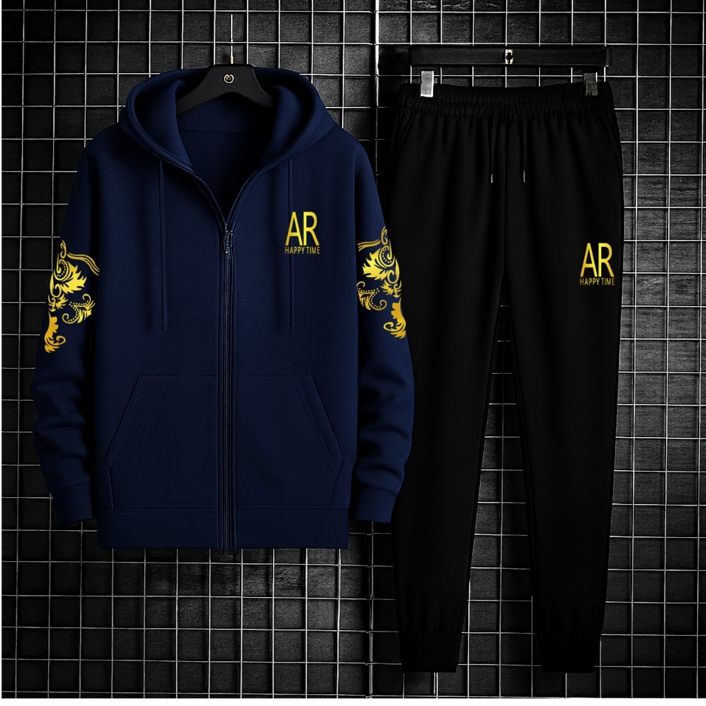 AR Hooded Zipper Tracksuit