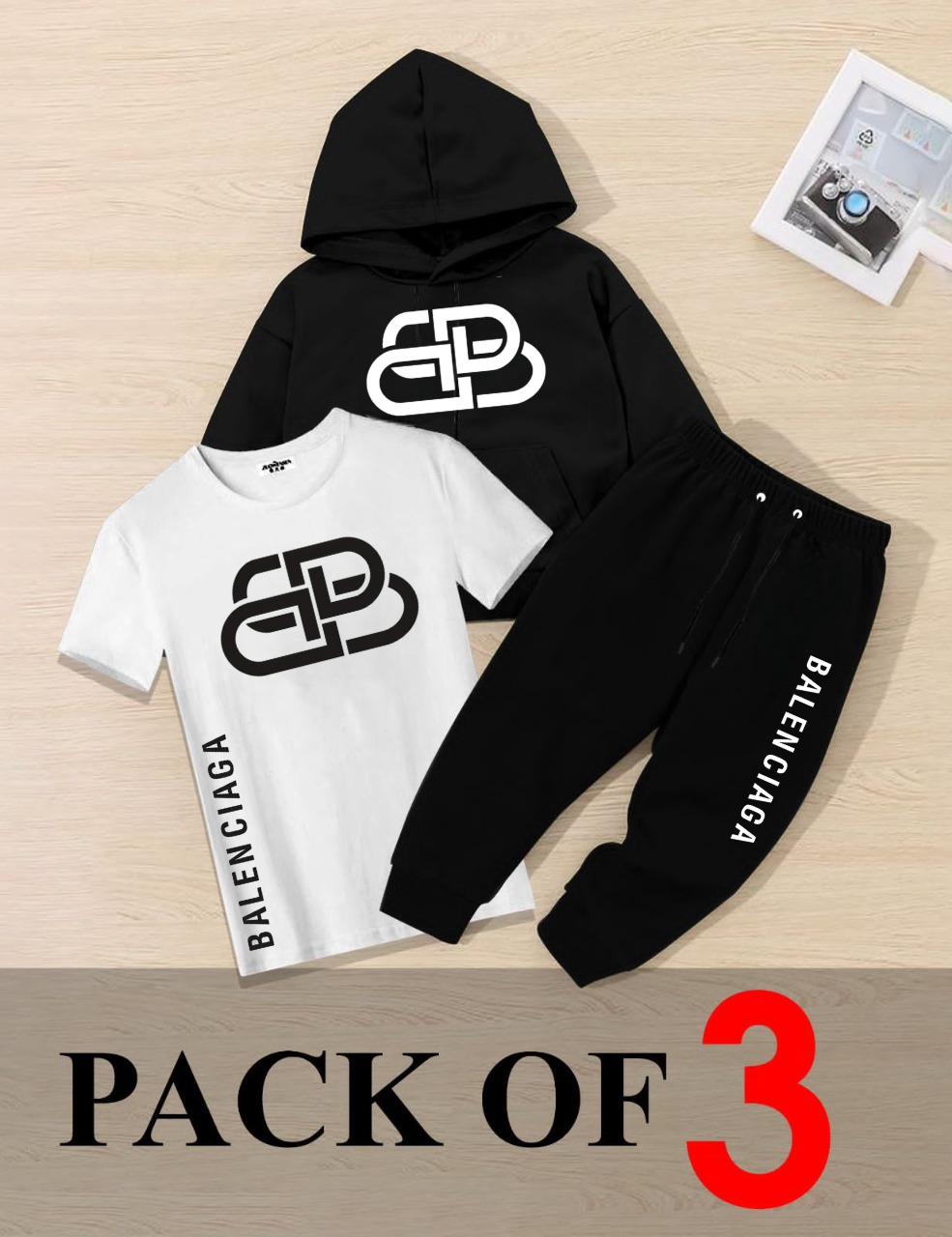 3 IN 1 Tracksuit ,Hoddie+t shirt +Trouser