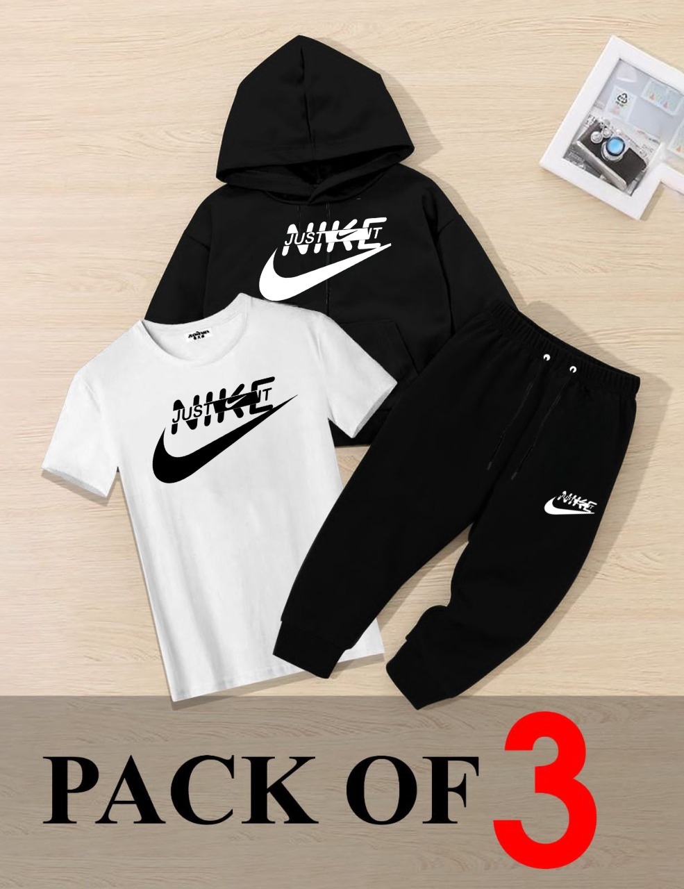 3 IN 1 Tracksuit ,Hoddie+t shirt +Trouser