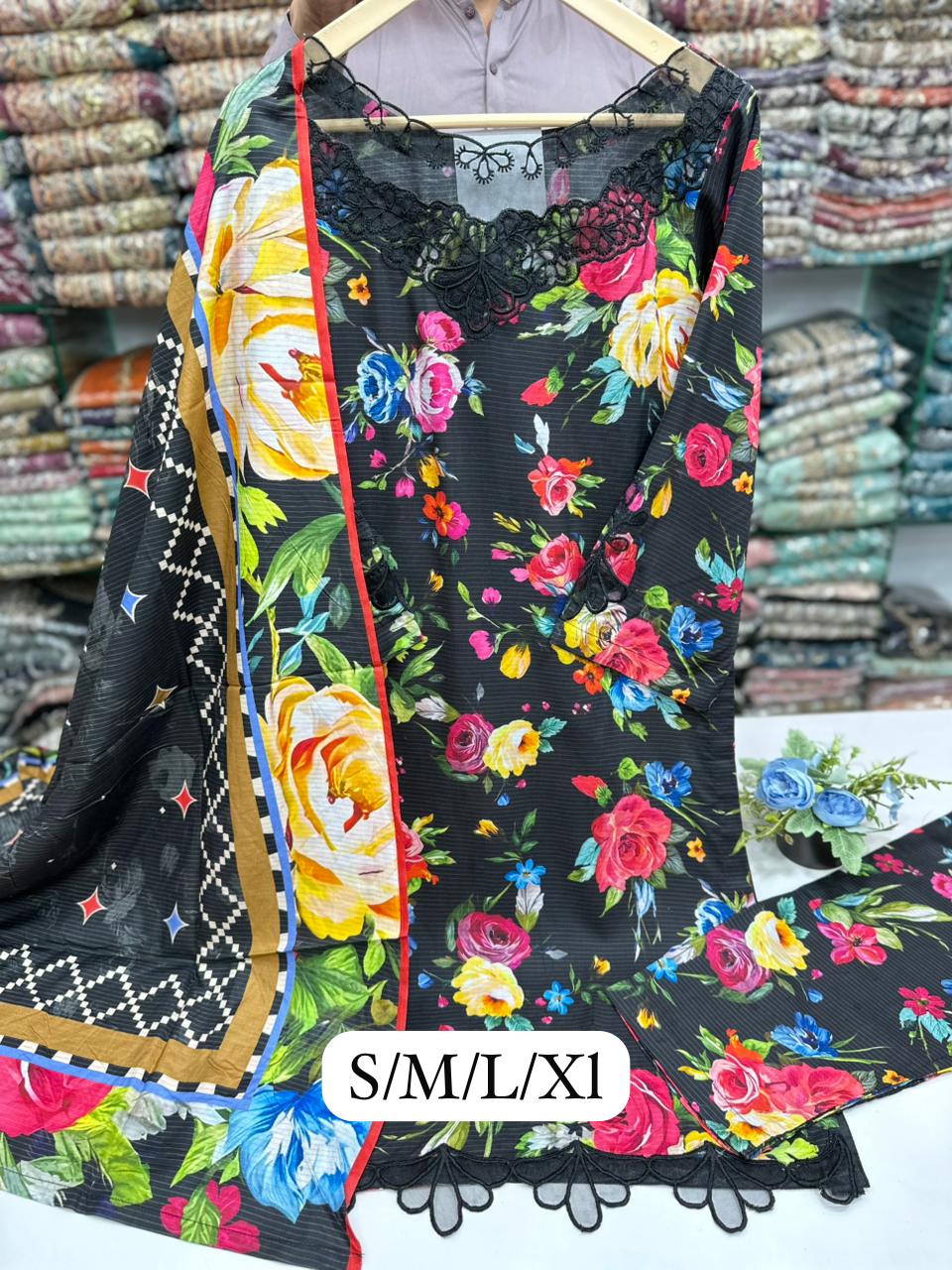 Stuff Linnen Tila And Thread Work Trouser