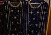 microvelvet pure complete heavyhandwork stiched 3 pieces