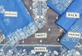 Azure Stuff | Organza 4 Pcs suit