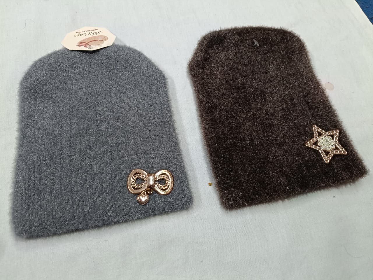 12.12 Sale 🔥 💯 % Imported Ladies Fluffy Caps