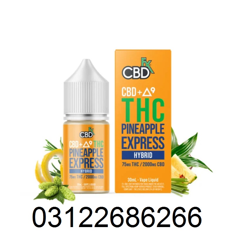 Pineapple Express CBDfx CBD+D9 THC Vape Liquid In Karachi