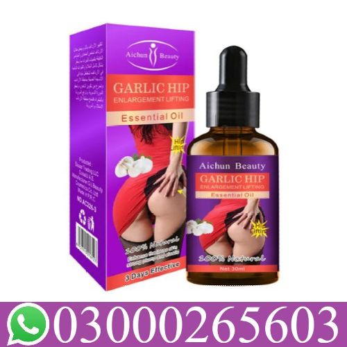 Aichun Beauty Garlic Hip & Butt Enlargement Lifting Essential Oil – 30ml in Arif Wala