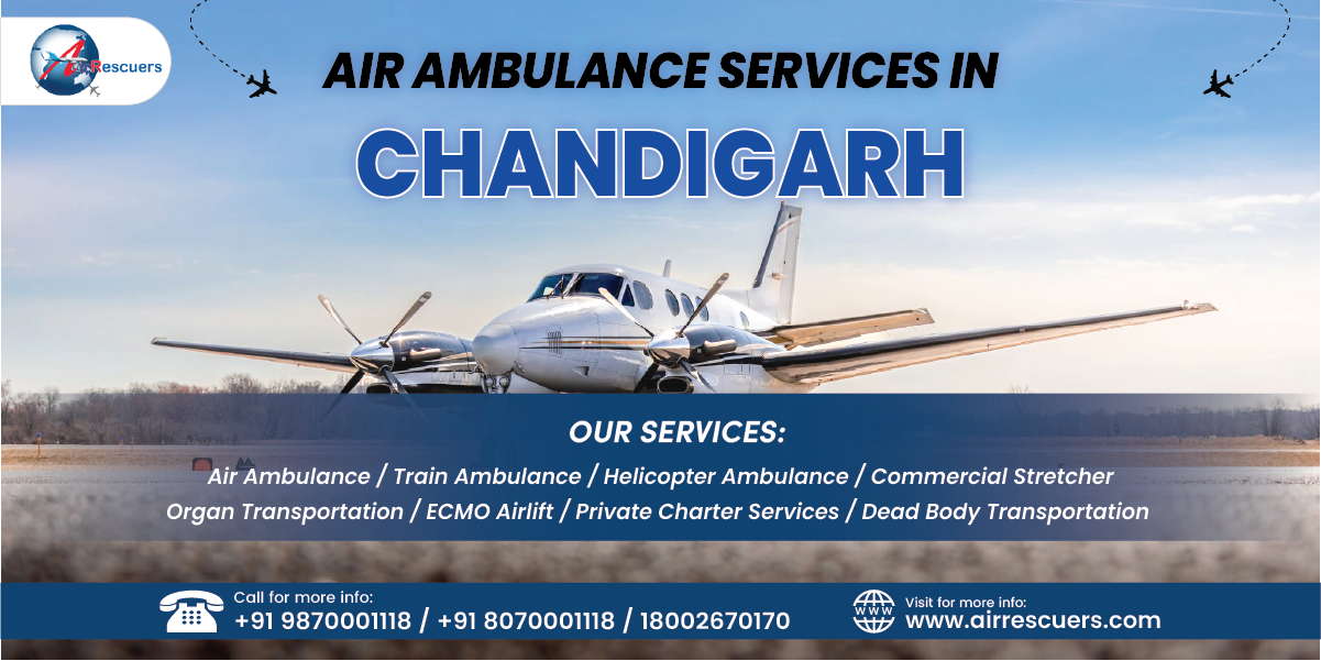 Air Ambulance Services in Chandigarh Ensuring Timely