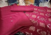 Rabbit wool 2 piece embroidered dresses