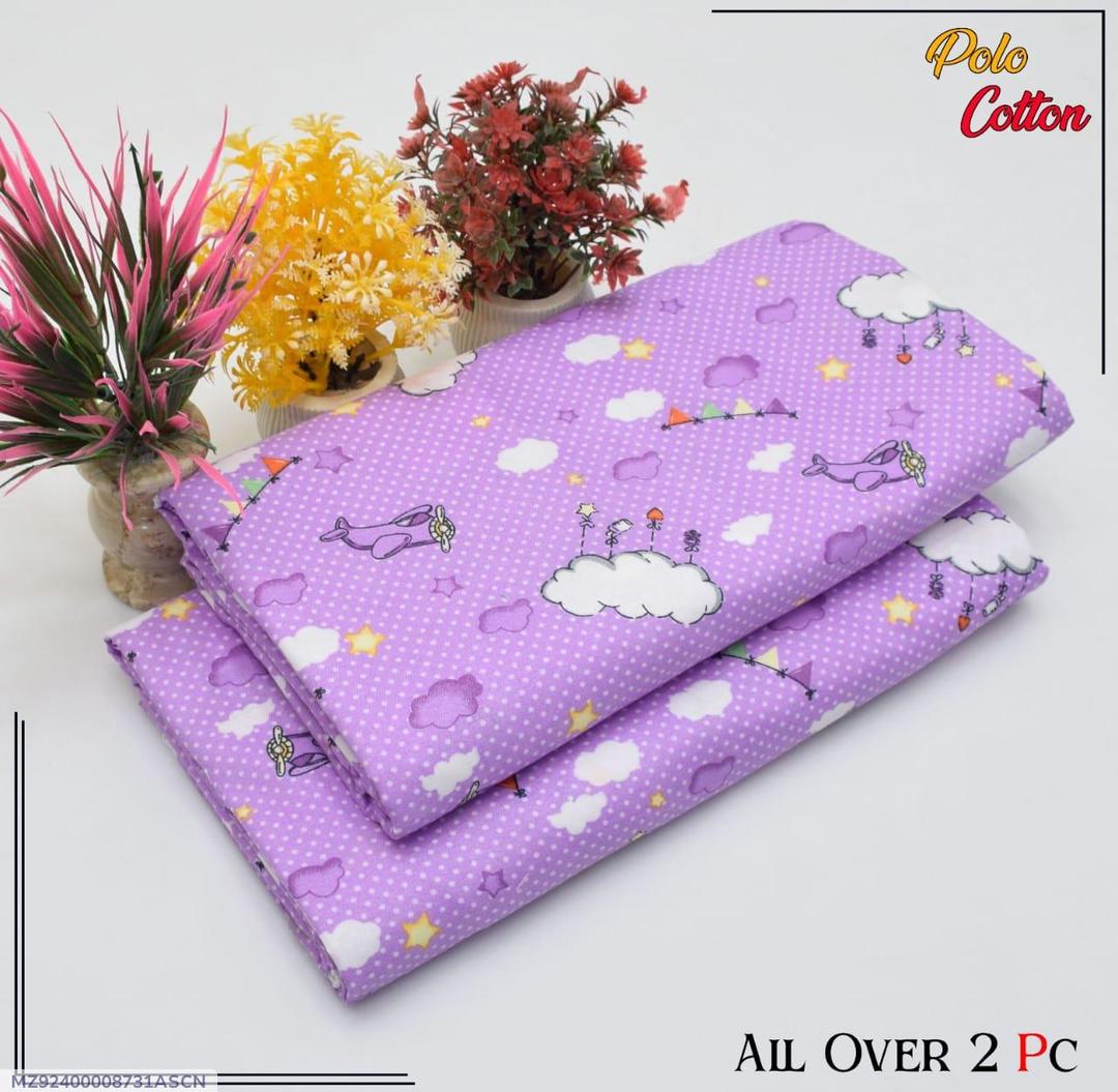 2 Pcs Women’s Unstitched Printed Suit