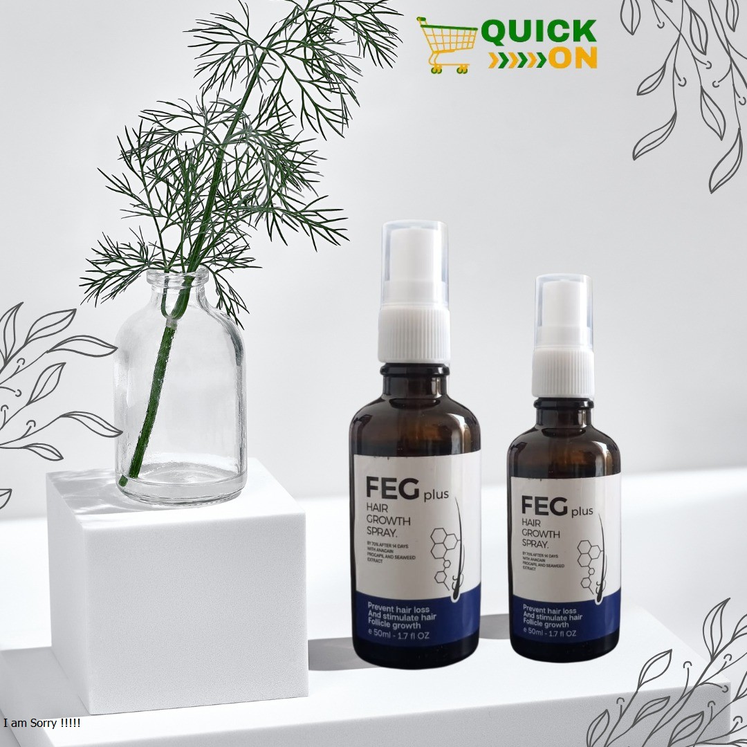 FEG Plus Hair Growth Spray – Does It Really Work? – 03001819306