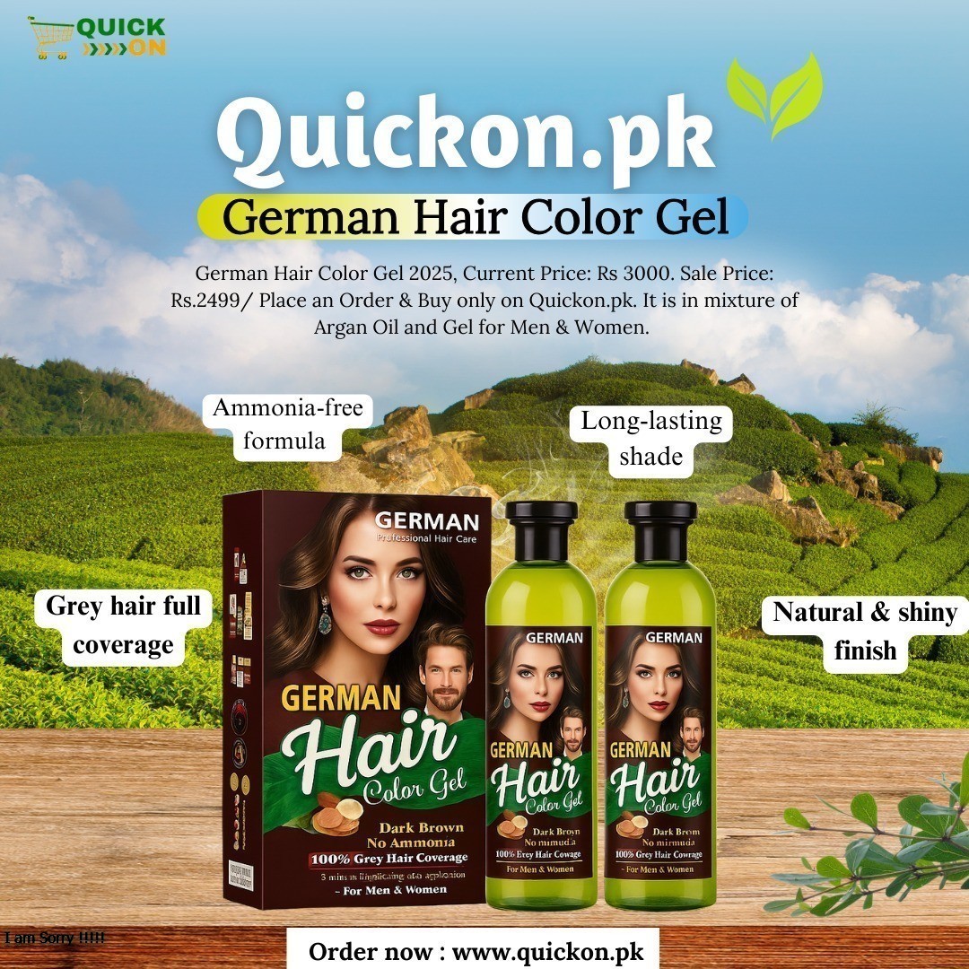 German Hair Color Gel Price in Pakistan for Men & Women Quickon.pk – 03001819306