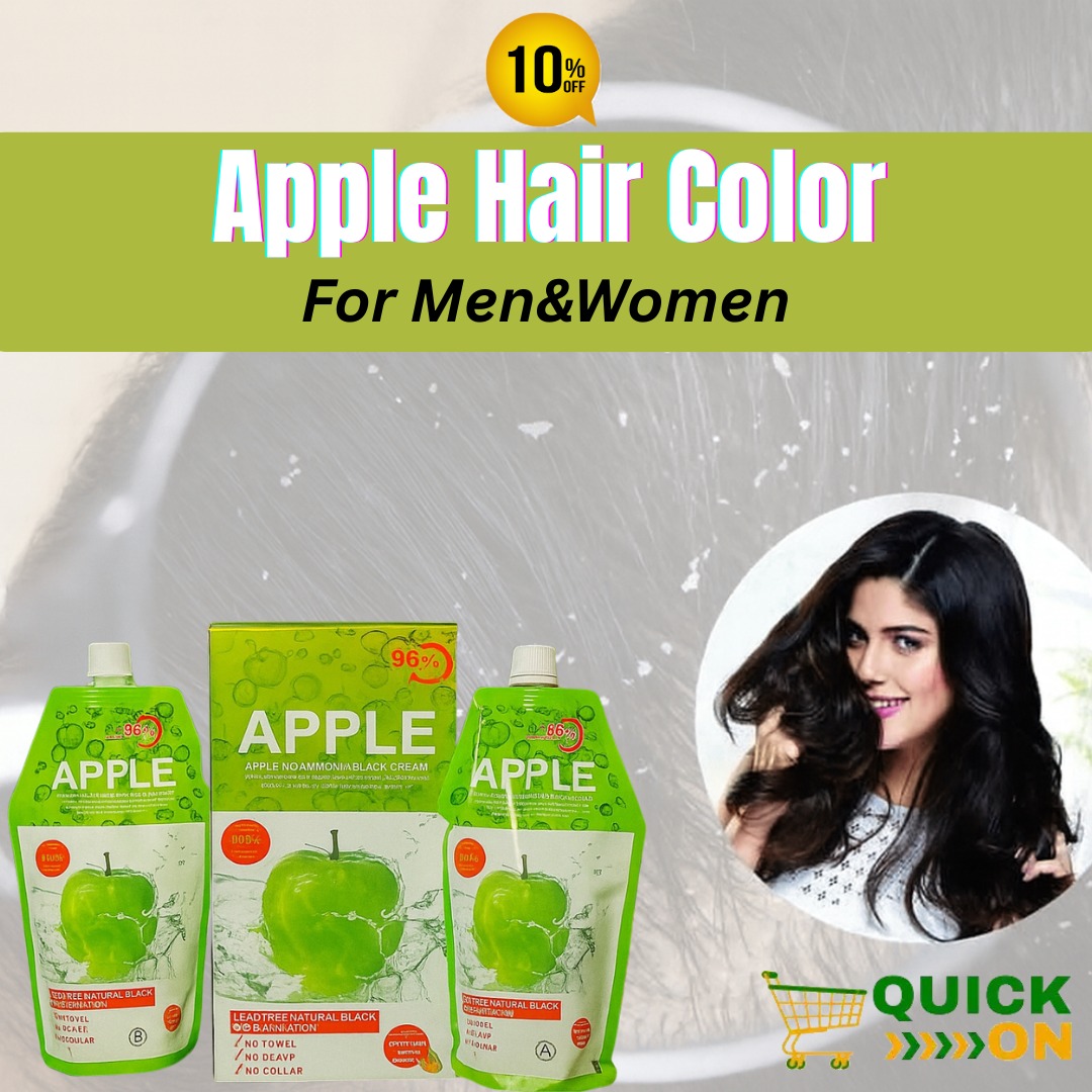 Apple Hair Color in Pakistan – Latest Price, Benefits & Reviews – 03001819306