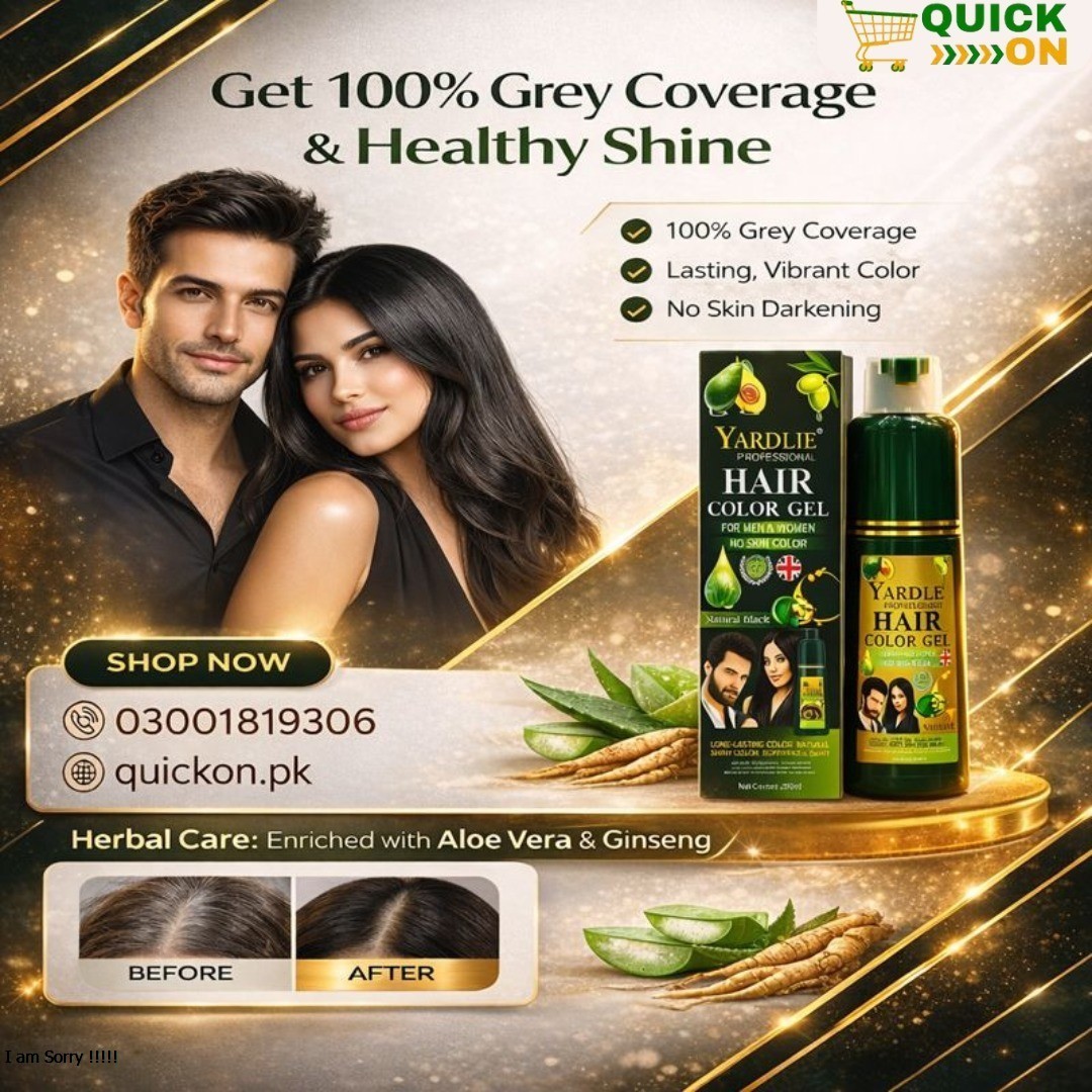 Quickon.pk Guide: How to Use Yardlie Hair Color Gel Price In Pakistan – 03001819306