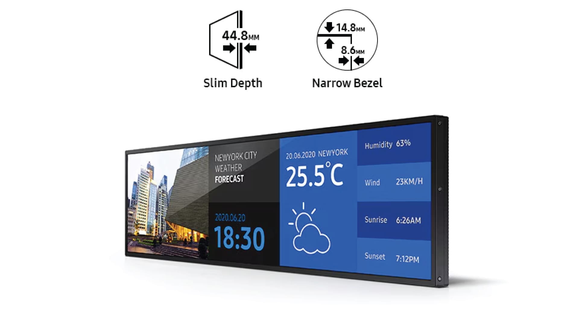 Samsung SH37C Stretched Display-A Professional-Grade Digital Signage