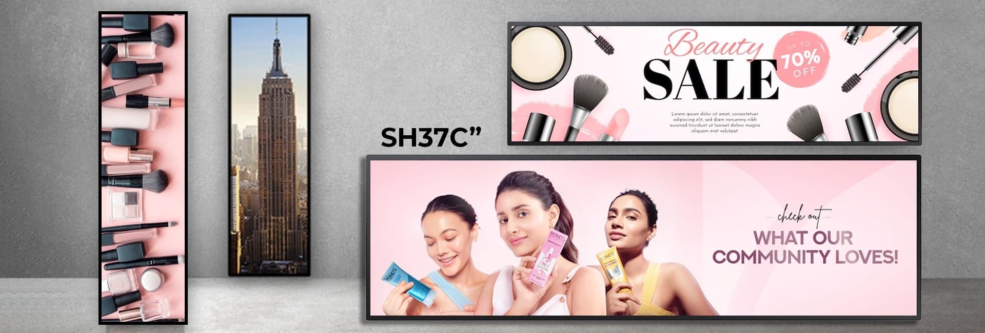 Samsung SH37C Stretched Display-A Professional-Grade Digital Signage
