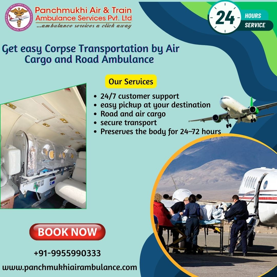 Panchmukhi Corpse Transportation in Vellore- selects fully equipped mortuary ambulances
