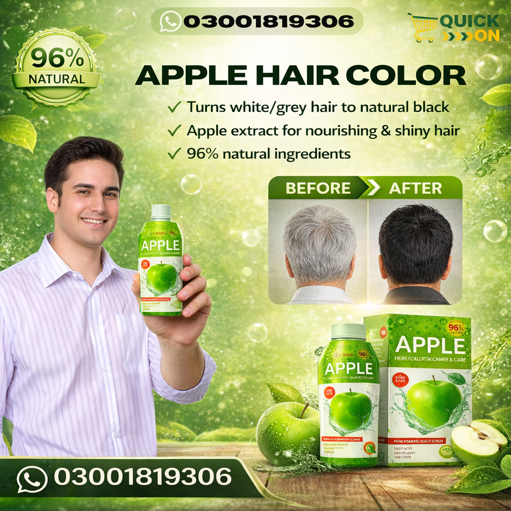 Apple Hair Color Price in Faisalabad: Natural Permanent Results 03001819306