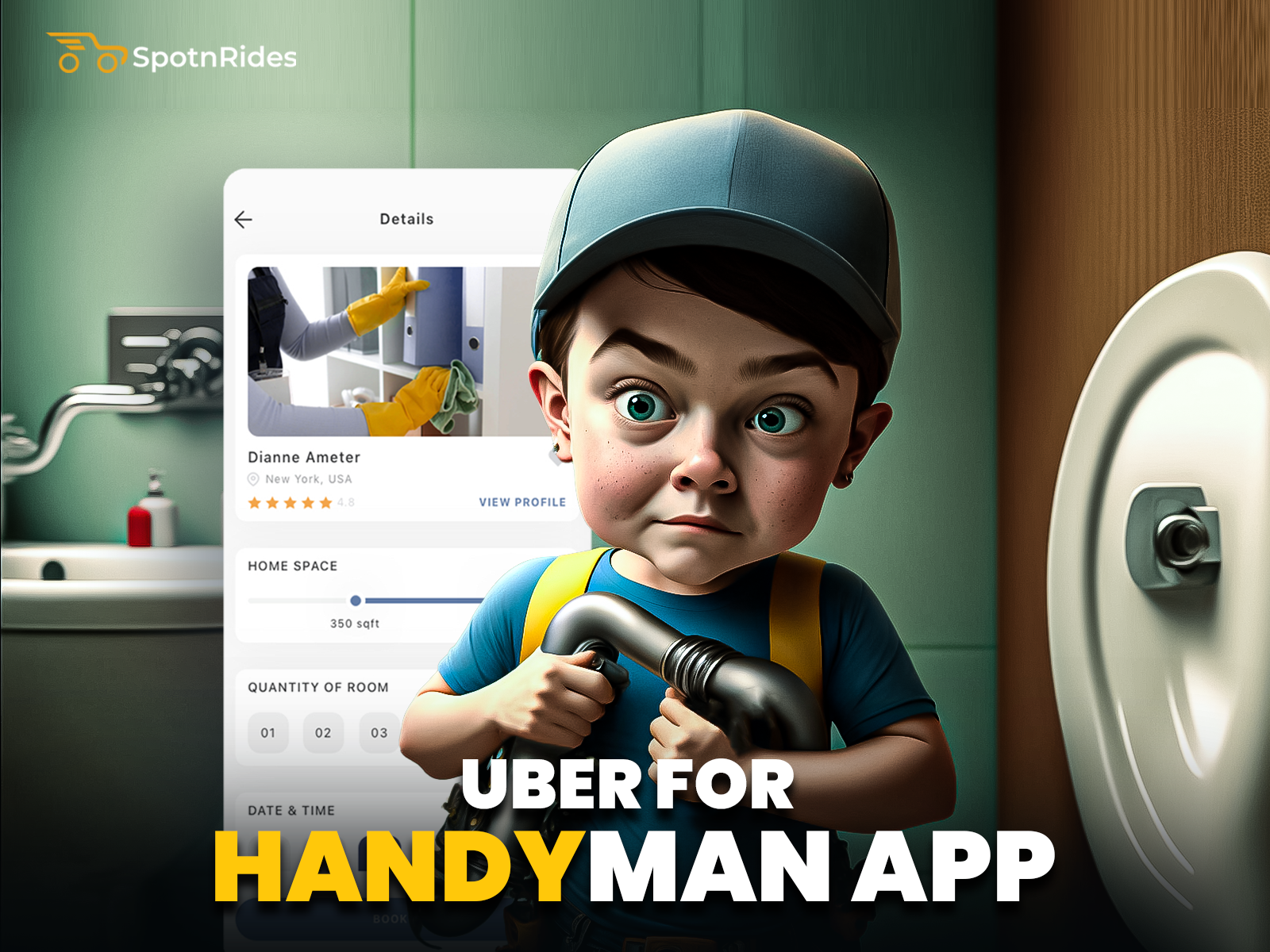 Reliable On-Demand Handyman App Solution for Businesses – SpotnRides