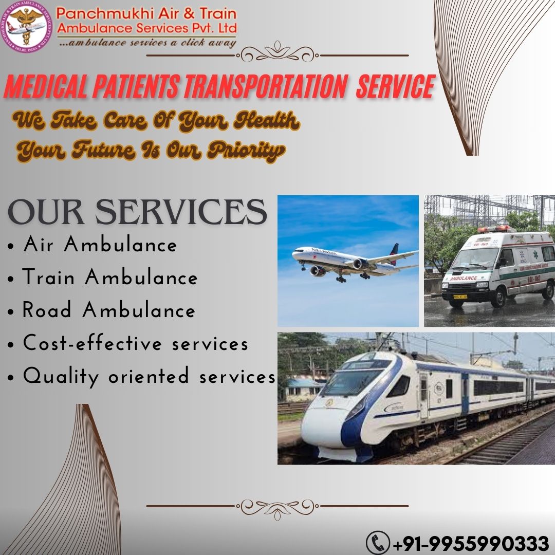 Panchmukhi Train Ambulance in Ranchi- Helpful in Making the Medical Transfer smooth