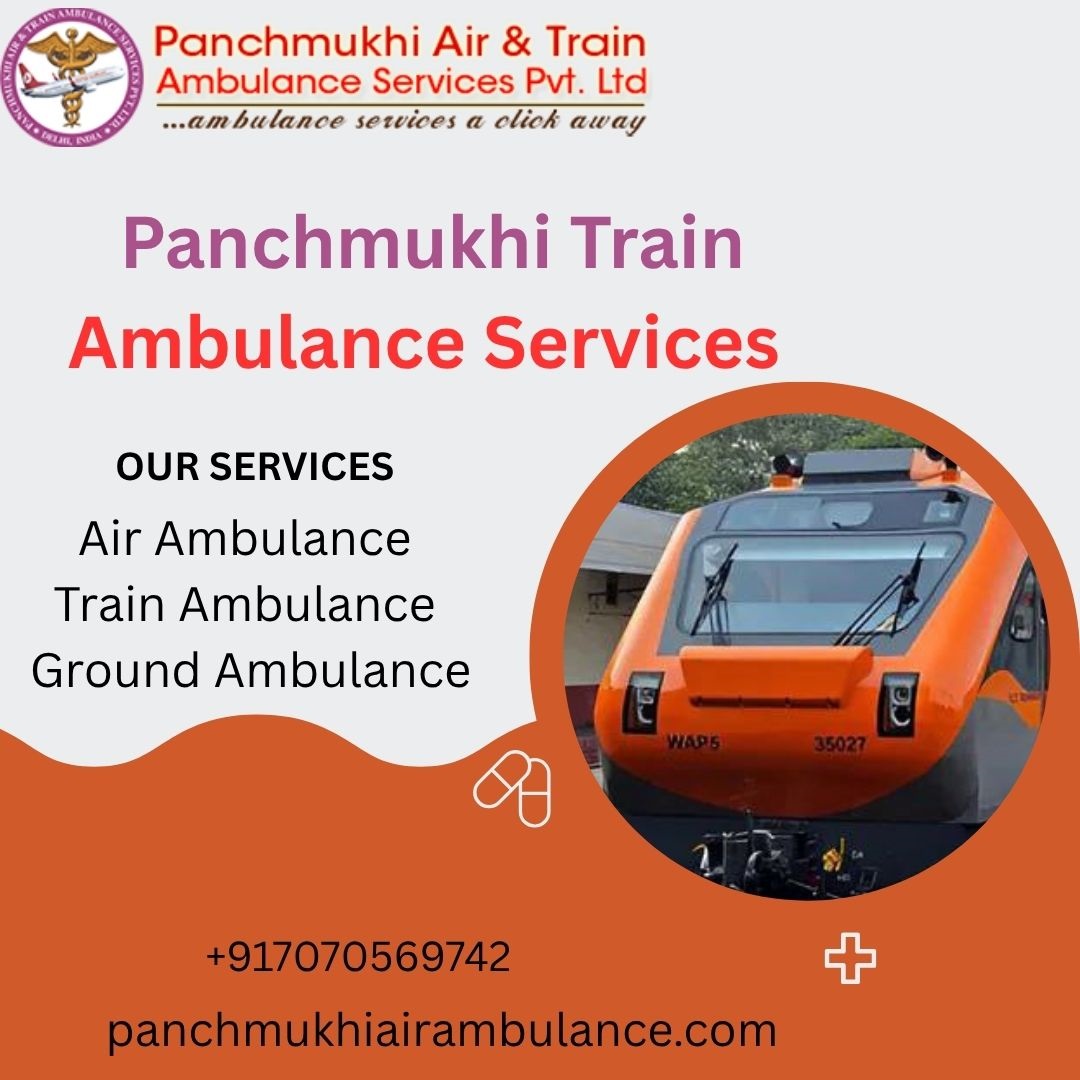 The right preparation before starting is provided by Panchmukhi Train Ambulance Delhi