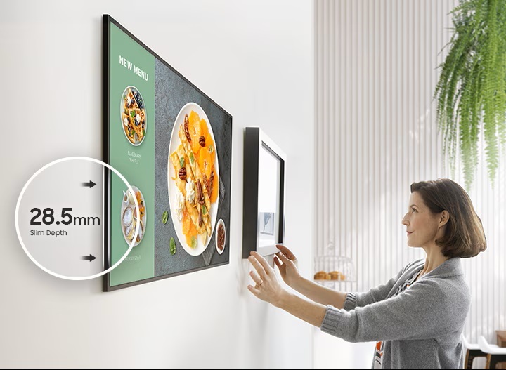 QMC Samsung Commercial Display. Ideal for Shops & Offices