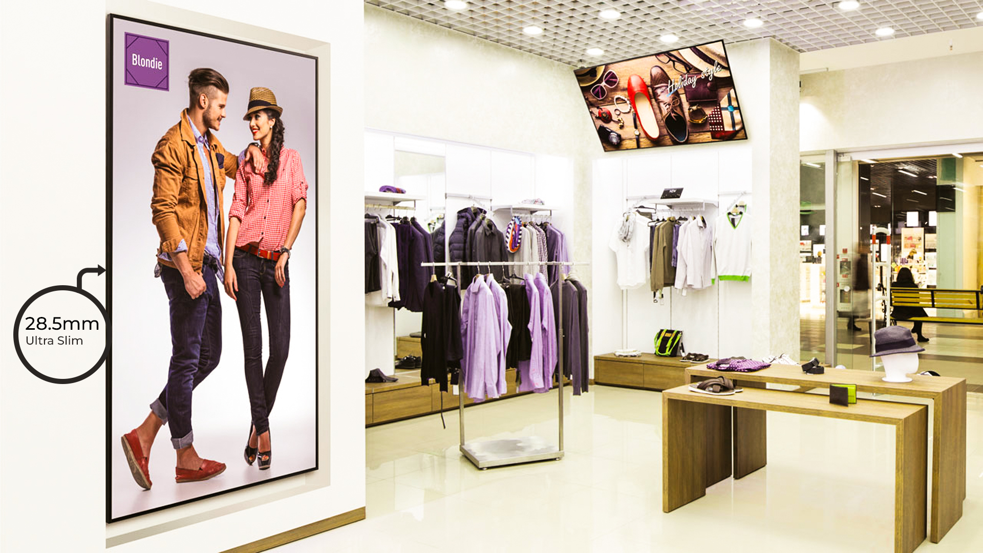 QMC Samsung Commercial Display. Ideal for Shops & Offices
