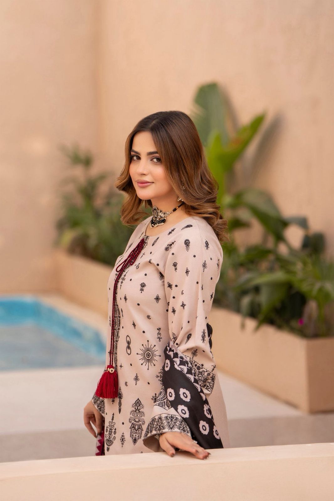 Dhanak 3Pc Fully Embroidered