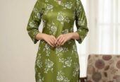 2 Pcs Women’s Stitched Linen Block Printed Shirt And Trouser