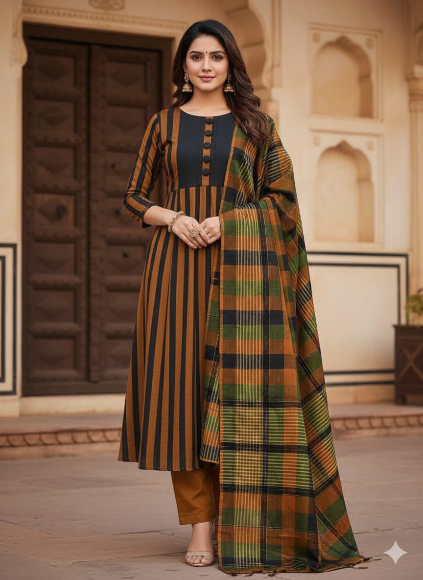 Rangooli Soft khaddar Lining
