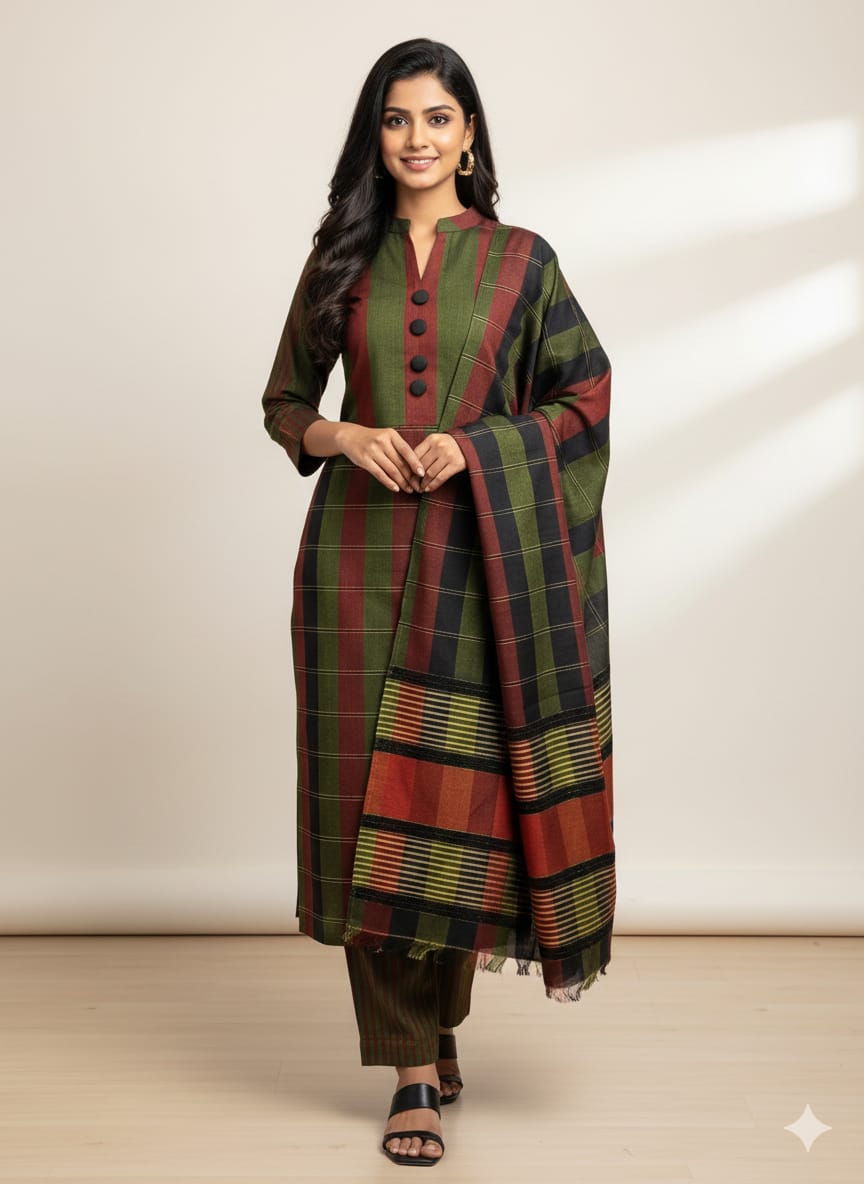 Rangooli Soft khaddar Lining