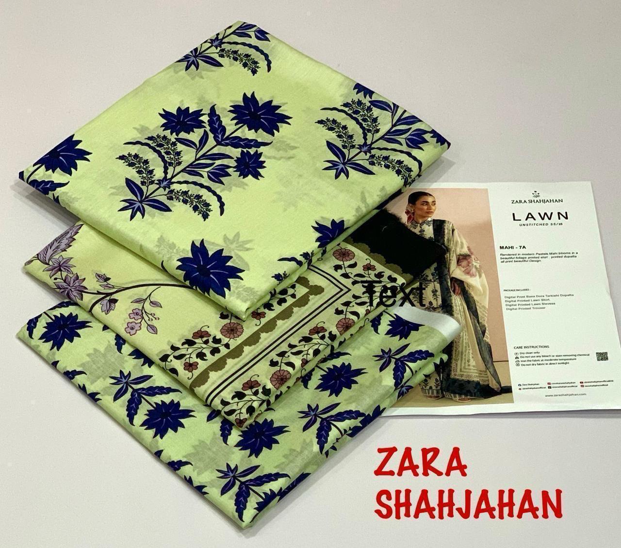 Zara ShahJahan & ALKARAM Printed 3pc Lawn Collection