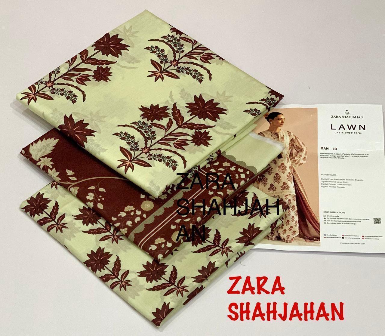 Zara ShahJahan & ALKARAM Printed 3pc Lawn Collection