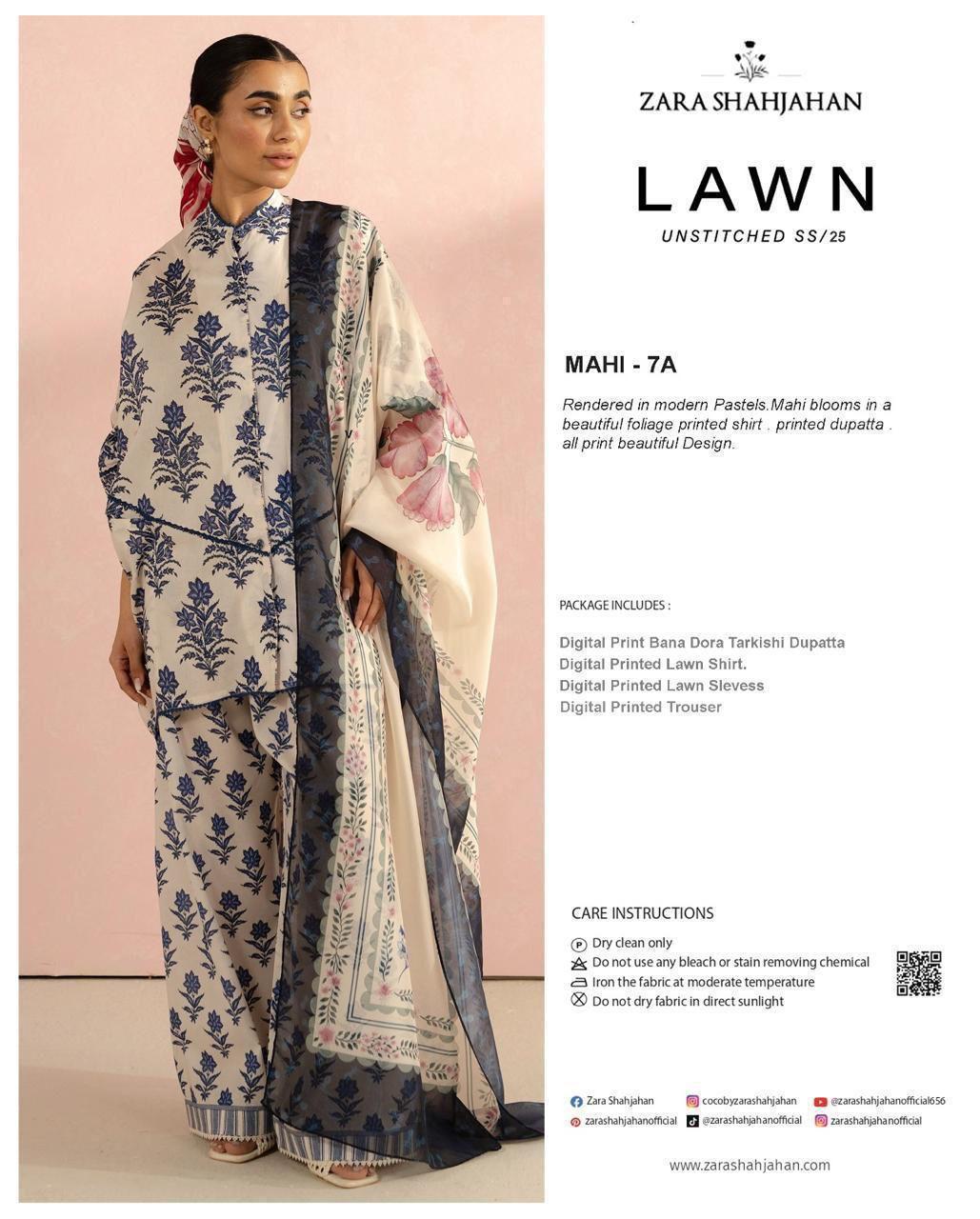 Zara ShahJahan & ALKARAM Printed 3pc Lawn Collection