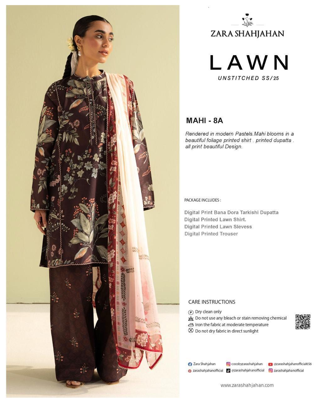 Zara ShahJahan & ALKARAM Printed 3pc Lawn Collection