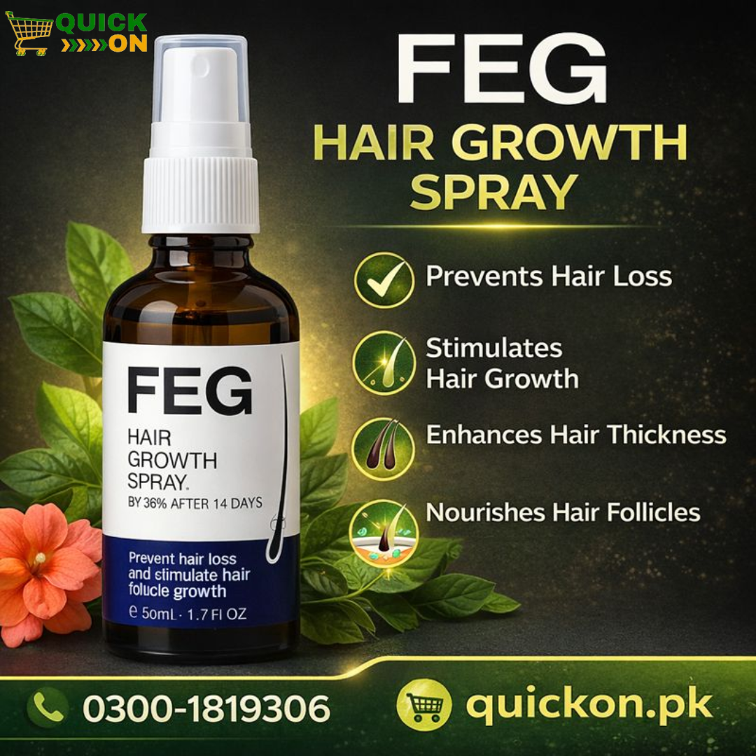 FEG Plus Hair Growth Spray in Pakistan – Things No One Tells You – Quickon.pk