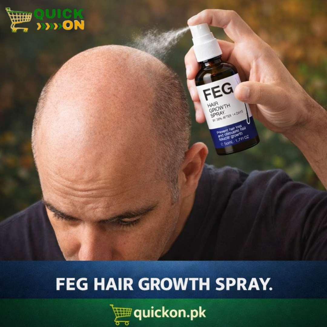 FEG Plus Hair Growth Spray Review Based on Long-Term Use – Quickon.pk
