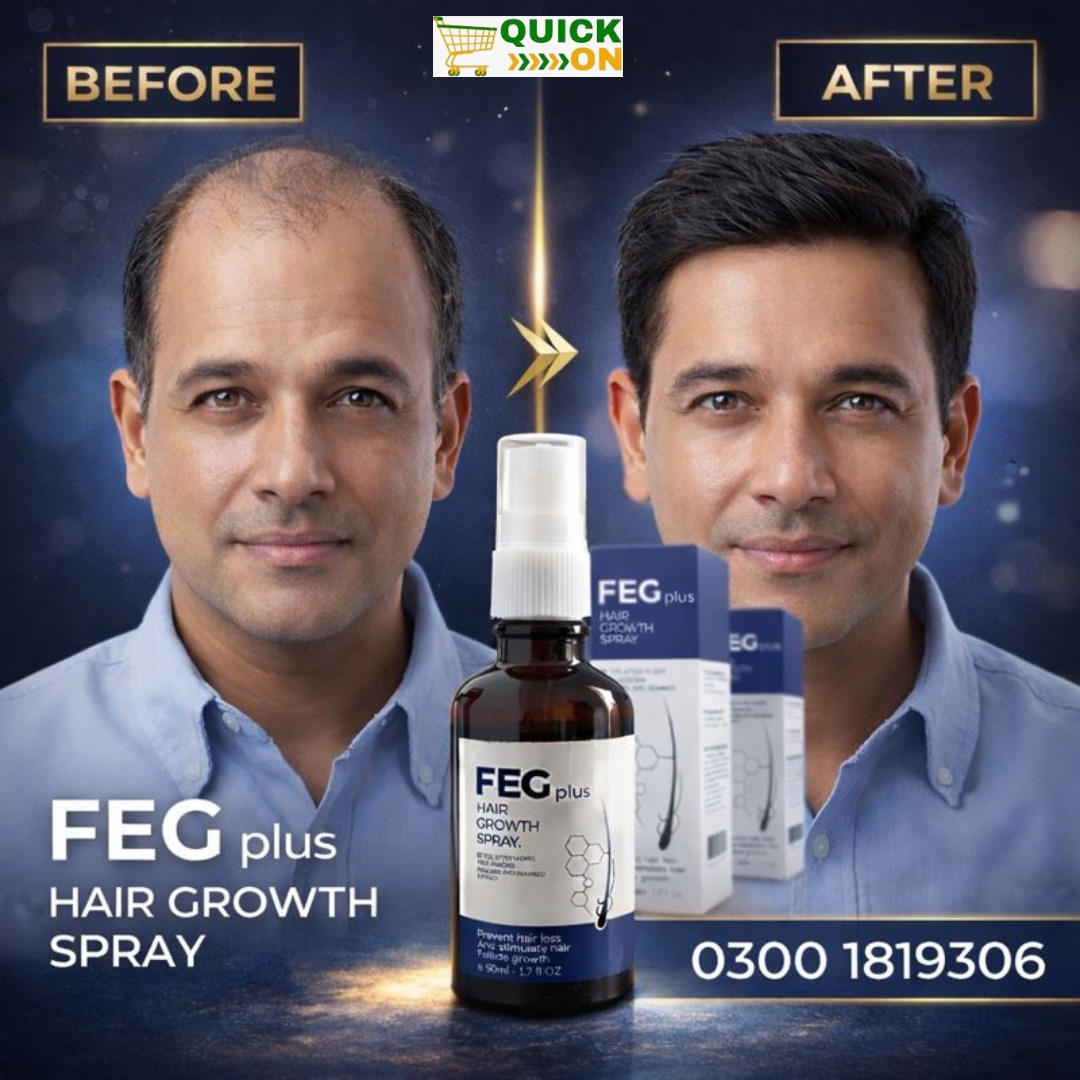 Best Hair Growth Spray in Pakistan – FEG Plus Latest Price | Quickon.pk