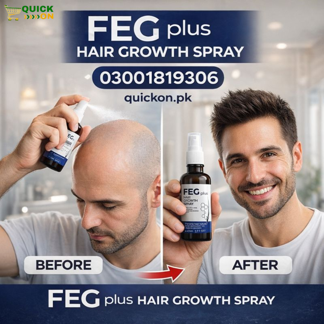 FEG Plus Hair Growth Spray 100% Original Guarantee | Quickon.pk – 03001819306