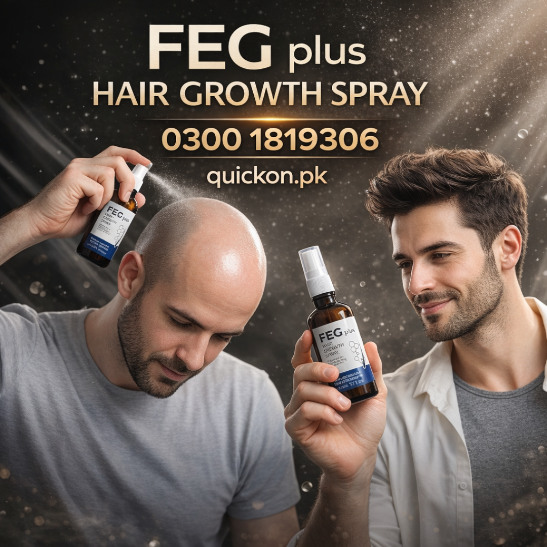 Can FEG Plus Hair Growth Spray Improve Thin Hair Naturally? – Quickon.pk