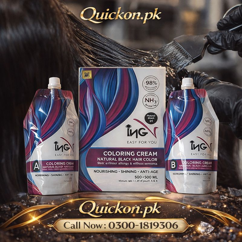 ING Hair Color Ammonia Free Formula – Safe Hair Dye in Pakistan