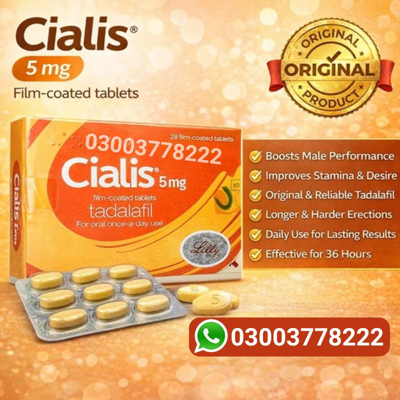 Cialis 5mg Price in Pakistan – 03003778222