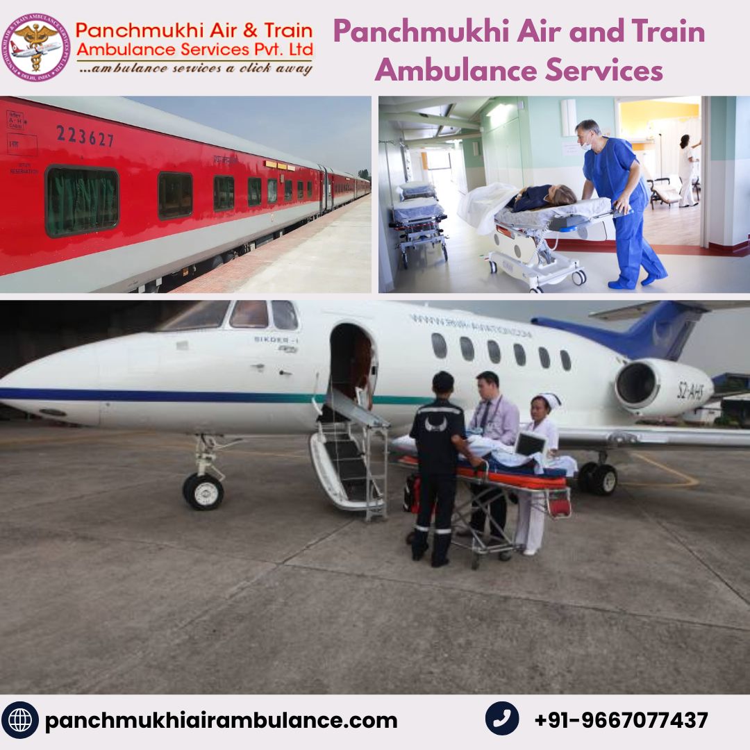 Get Fully Safe Patient Transfer by Panchmukhi Air Ambulance Hyderabad