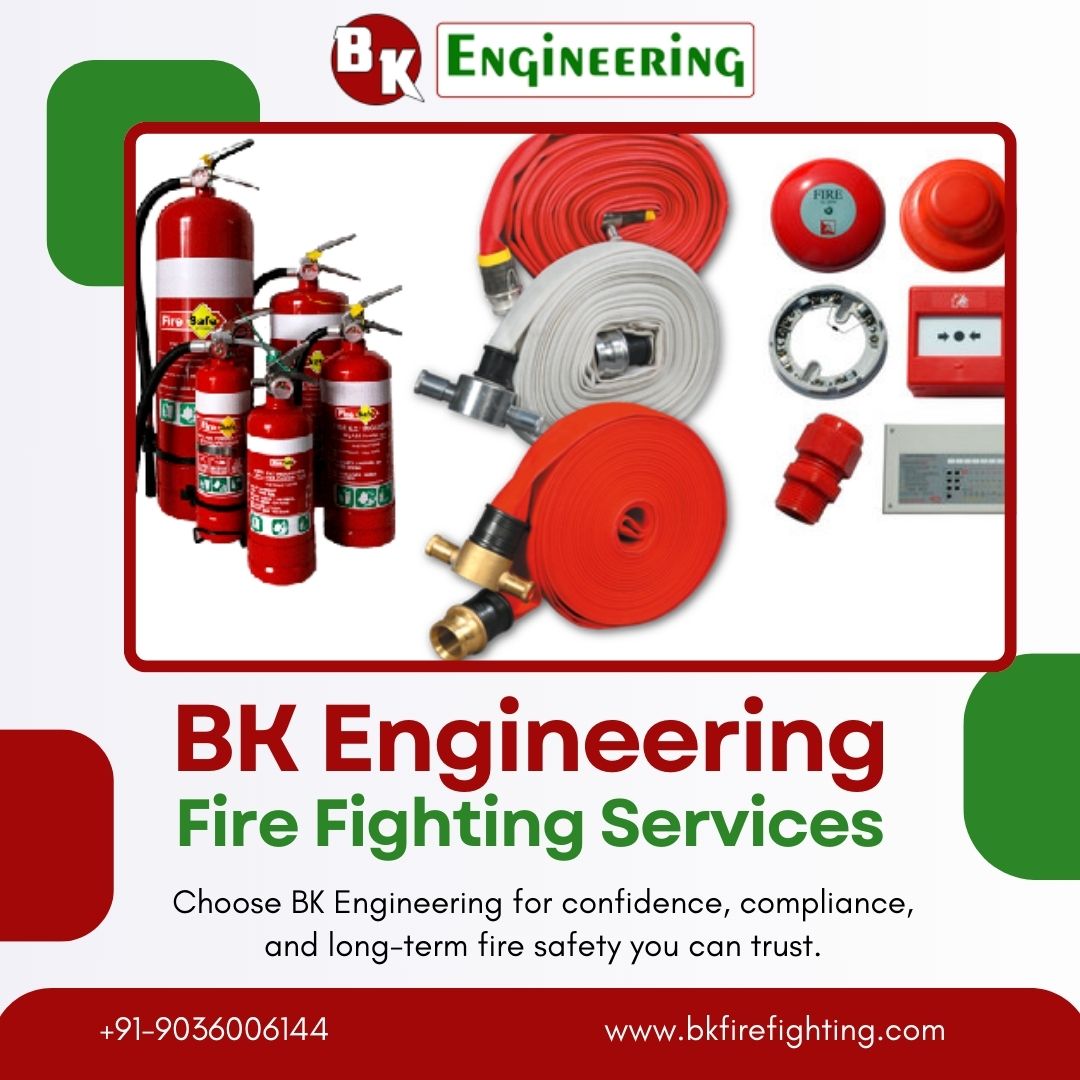 Best Fire Fighting Services in Ghaziabad by BK Engineering