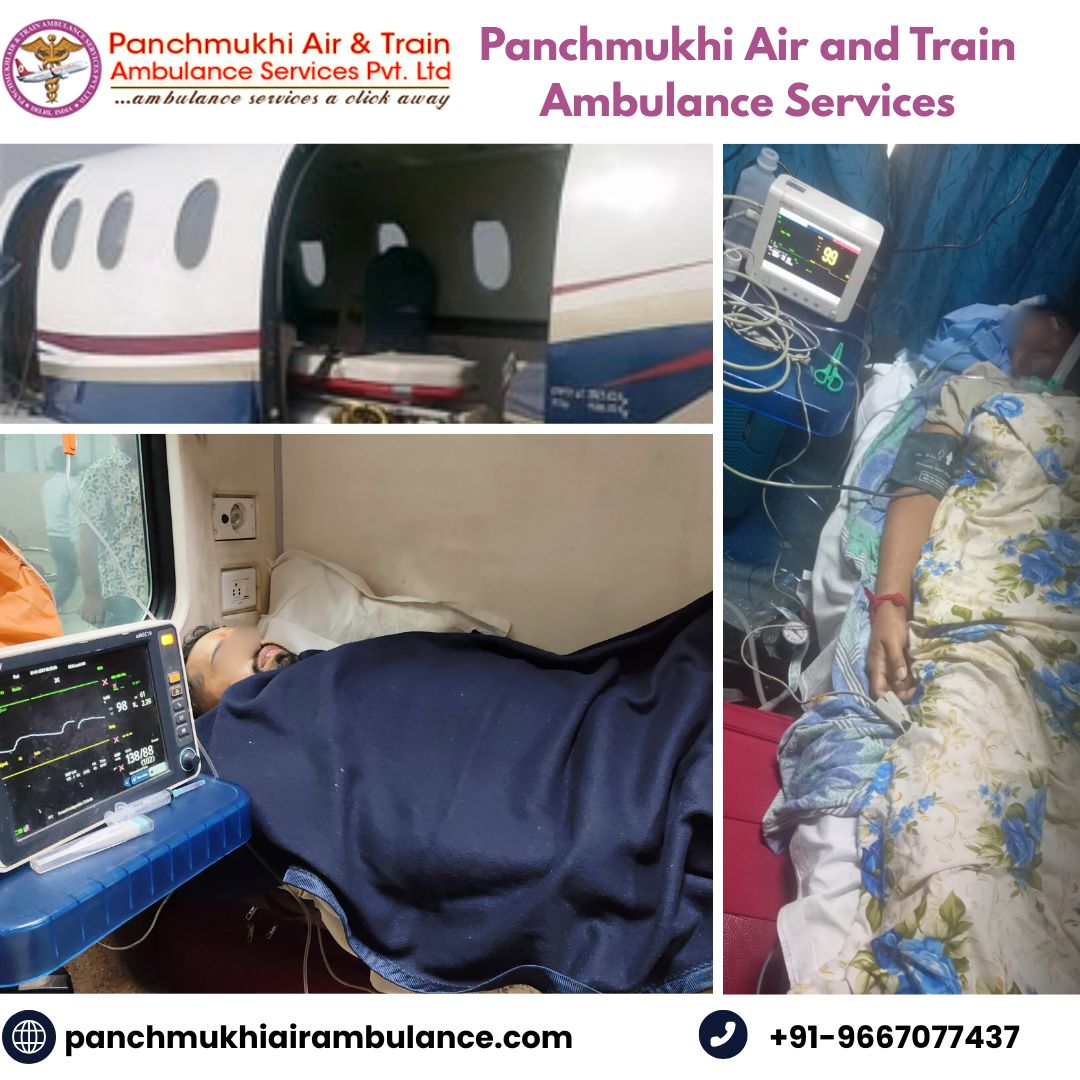 Pick an Air Ambulance in Ranchi with Magnificent Medical Care by Panchmukhi