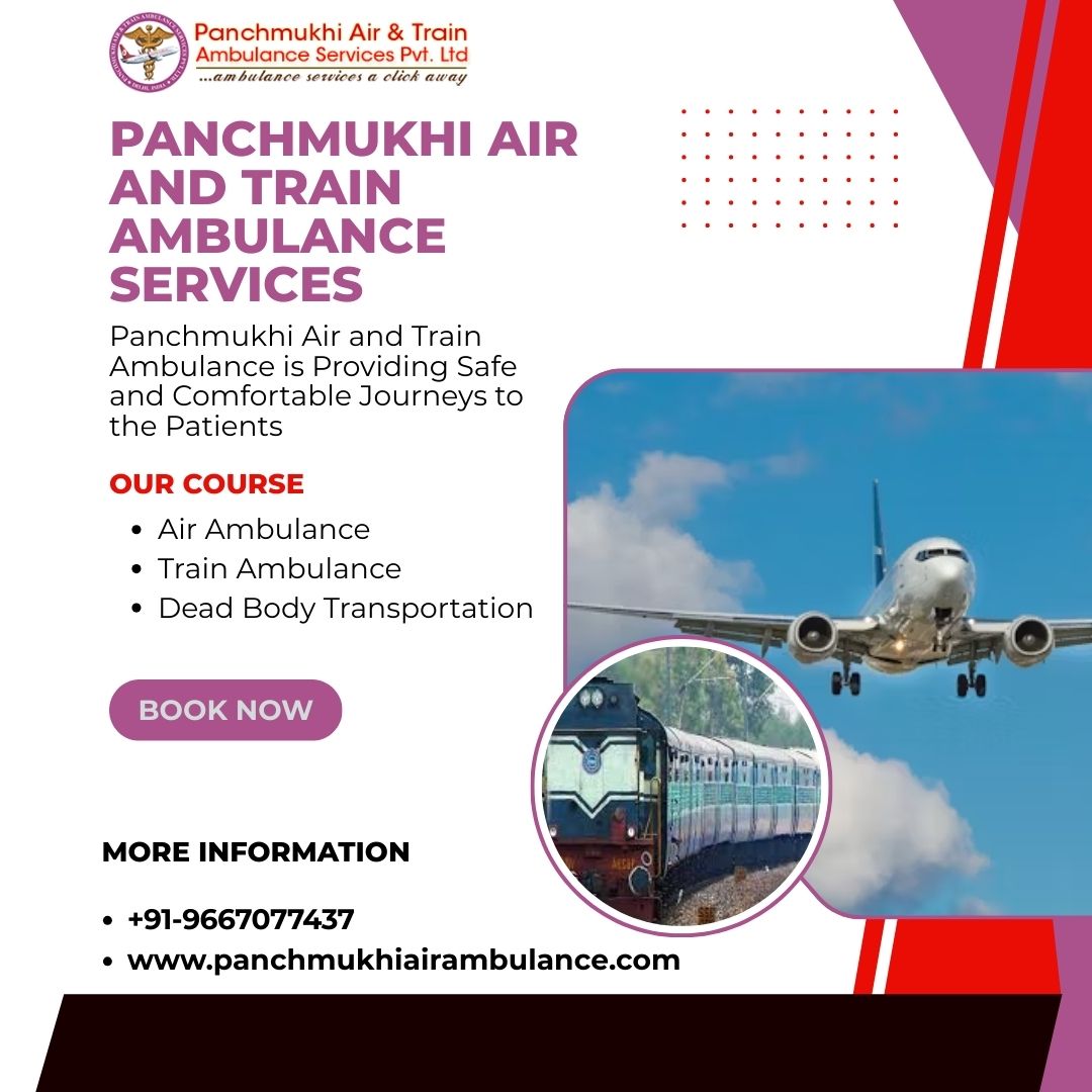 Use an Air Ambulance from Mumbai with Perfect Medical Attention by Panchmukhi