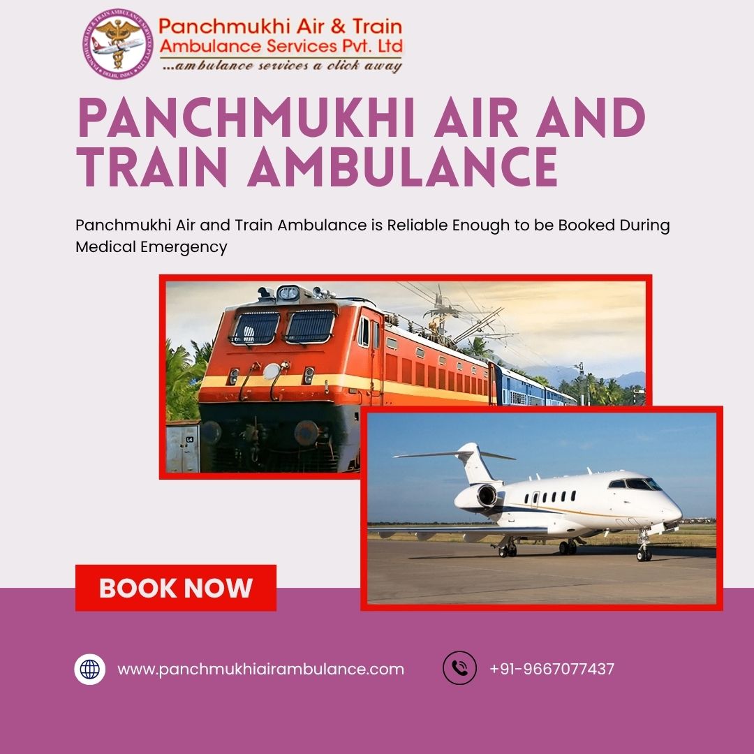 Obtain an Air Ambulance in Patna with Splendid Medical System by Panchmukhi