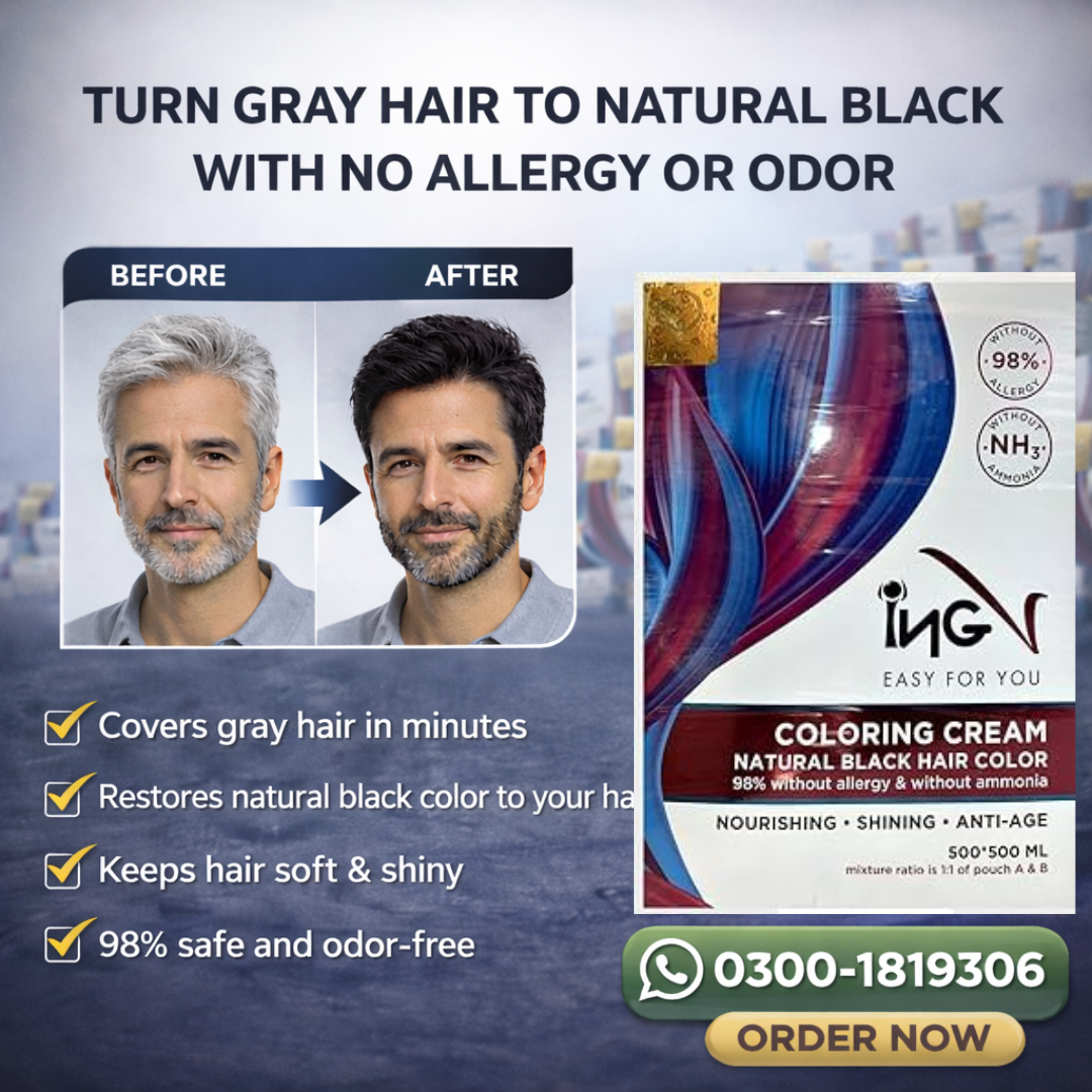 ING Hair Color Price in Nowshera| Sulfate-Free Formula 03001819306